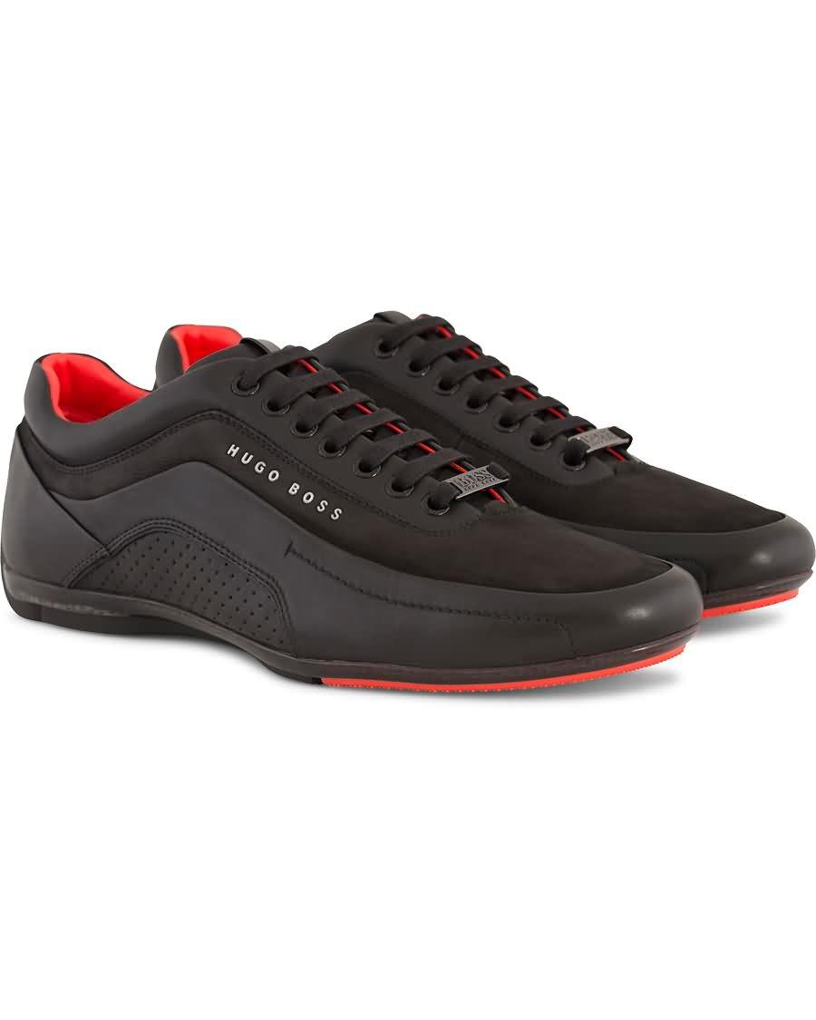 boss racing sneaker black For Salg Billig xlq5a